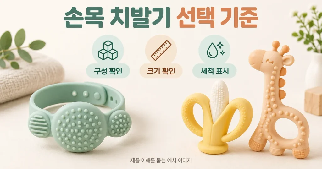 아기 손목 치발기 비교, 꼬꼬노리 밴드·앙쥬 바나나 기린 세트 선택 기준
