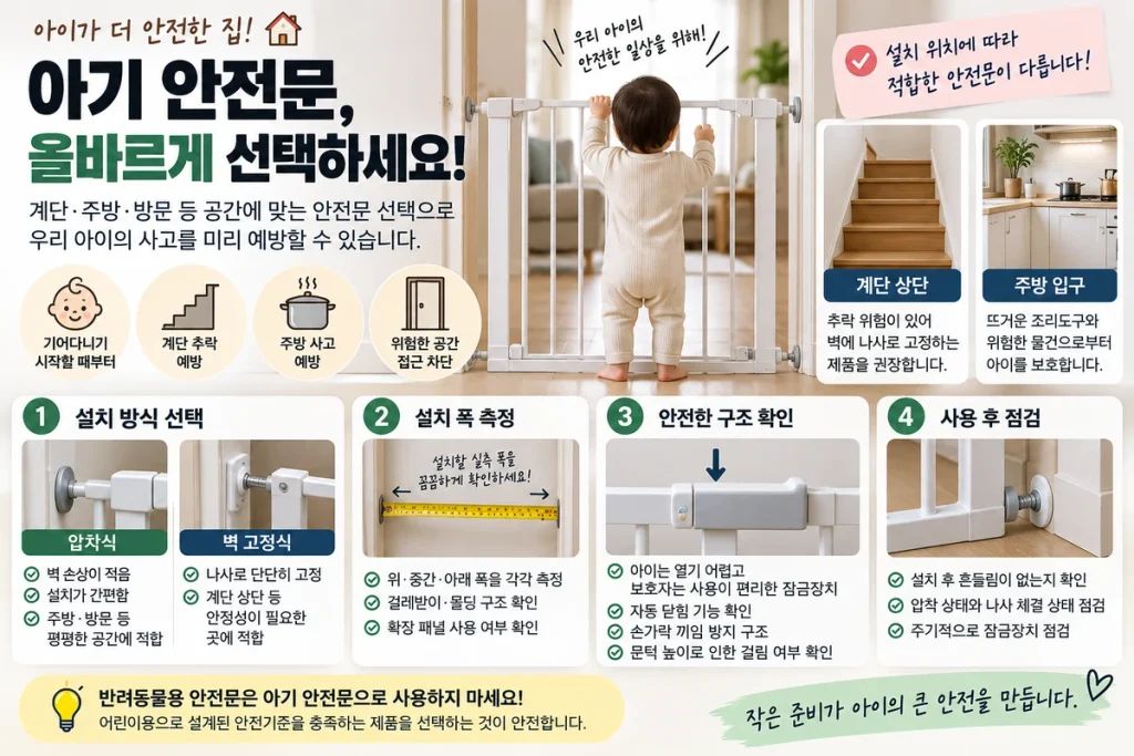 아기 안전문 추천